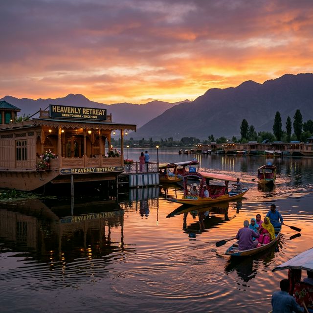 Dal Lake Houseboat